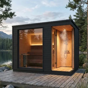 Sauna exterior premium Aspen