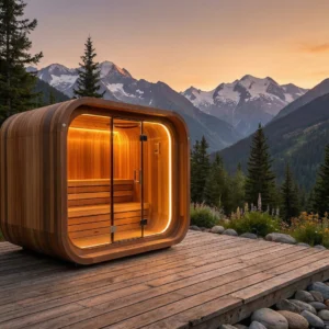 Sauna exterior premium St. Moritz